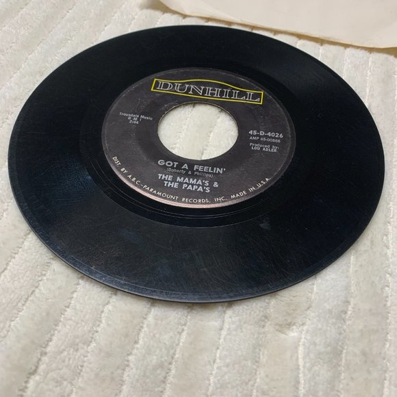 The Mama's and the Papa's - Monday, Monday / Got a Feelin' – Dunhill Label 45 RP - Picture 3 of 5